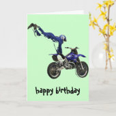 空気のモトクロス#3カードcolのvert カード (黄色い花)