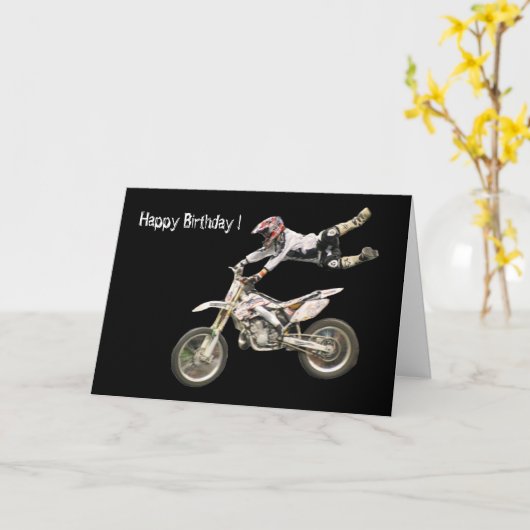 空気のモトクロス#4 カード (黄色い花)