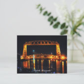 空気の上昇橋ダルースミネソタ ポストカード (スタンド正面)