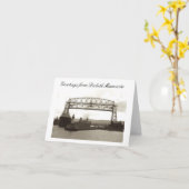 空気の上昇橋、ダルースmn カード (黄色い花)