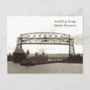空気の上昇BridgeDuluthミネソタ ポストカード