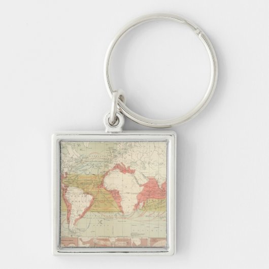 空気の流れ キーホルダー (正面)