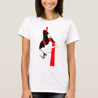 空気の絹のダンサーのジェミニ姿勢 Tシャツ
