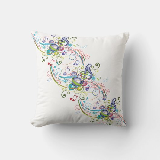 空気の音楽 クッション (正面)