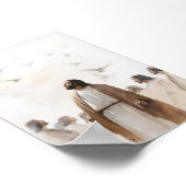 空気の鳥を見る – マタイ6:26 ポスター (角)