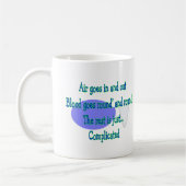 空気は行き、…残りは複雑です コーヒーマグカップ (左)