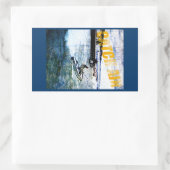 空気を取る 長方形シール (バッグ)