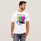 空気を離れてスクリーンを、一時的に、テストして下さい Tシャツ (正面フル)