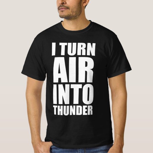 空気を雷に変える Tシャツ (正面)