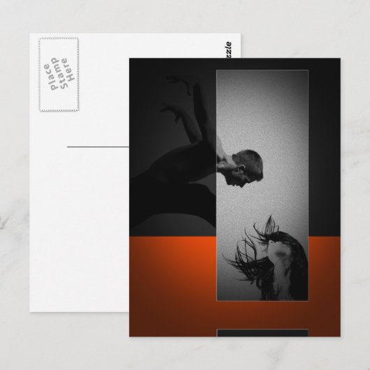 空気キス ポストカード (正面/裏面)