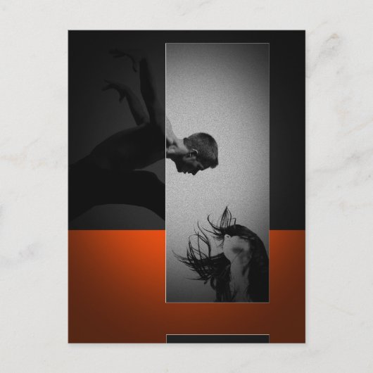 空気キス ポストカード (正面)