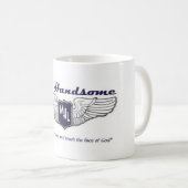 空気ハンサムなパイロットのマグ コーヒーマグカップ (正面右)