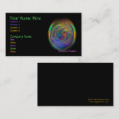 空気プロフィールカードの精神 名刺 (正面/裏面)