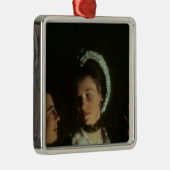 空気ポンプ1768年の鳥の実験 メタルオーナメント (右)