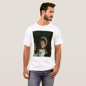 空気ポンプ1768年の鳥の実験 Tシャツ (正面フル)
