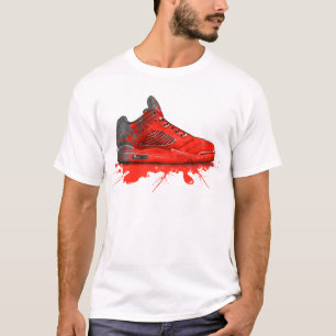空気ヨルダンのレトロの2016年の服装(深紅) Tシャツ