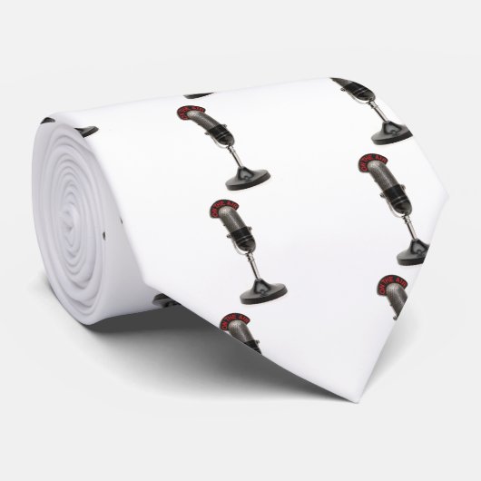 空気ヴィンテージのマイクロフォン ネクタイ (ロール)