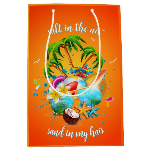 空気中の塩 ミディアムペーパーバッグ (正面)