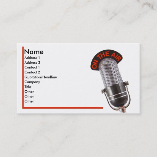 空気名刺 名刺 (正面)