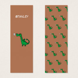 空気呼吸緑のドラゴンモノグラムしおり