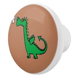 空気呼吸緑の竜 セラミックノブ