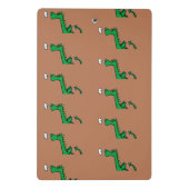 空気呼吸緑の竜 ミニクリップボード (裏面)