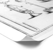 空気圧式エンジンとその部品 ポスター (角)