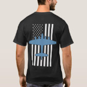 空気射撃手B-17 Tシャツ (裏面)