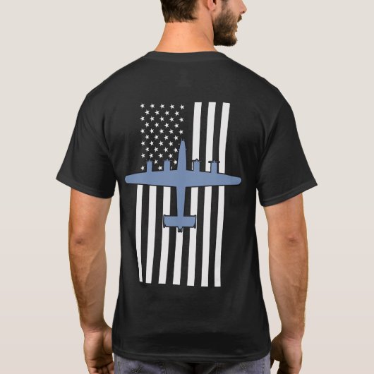 空気射撃手B-24 Tシャツ (裏面)