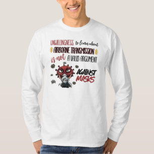 空気感染コントロール Tシャツ