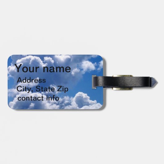 空気旅行者 ラゲッジタグ (裏面横)