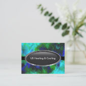 空気暖房および冷却 名刺 (スタンド正面)