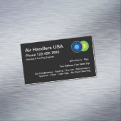 空気暖房の冷却サービス マグネット名刺 (インサイチュ)