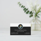 空気最高の調のモダン名刺 名刺 (スタンド正面)