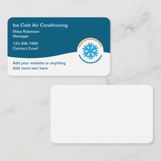 空気最高の調和修理名刺 名刺 (正面/裏面)