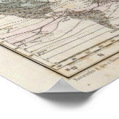 空気流量の世界地図 ポスター (角)