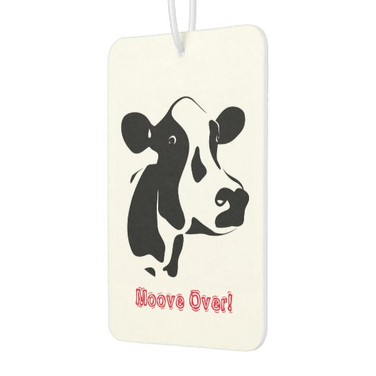 空気清浄剤の上で牛の動き カーエアーフレッシュナー (左)