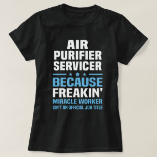 空気清浄機サービサー Tシャツ