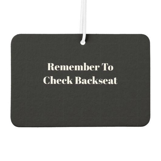 空気清浄機 カーエアーフレッシュナー (裏面)