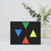 空気火水地球 ポストカード (スタンド正面)