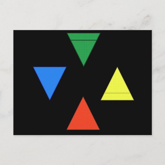 空気火水地球 ポストカード (正面)