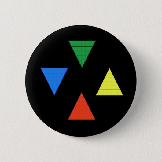 空気火水地球 缶バッジ (正面)