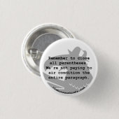 空気状態1.25"ボタン 缶バッジ (正面&裏面)