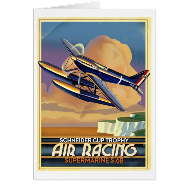 空気競争の飛行機 (正面)