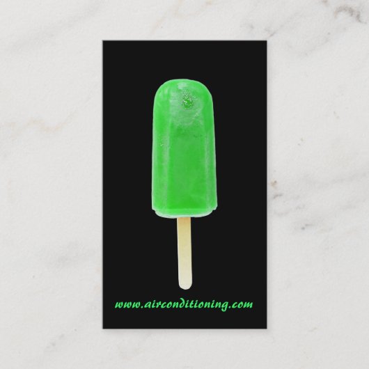 空気調節の名刺 名刺 (正面)