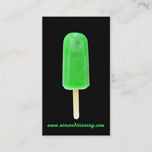 空気調節の名刺 名刺 (正面)