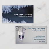 空気霜の降りた調和専門冷却圧縮機 名刺 (正面/裏面)