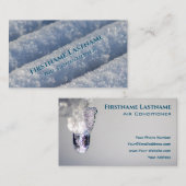 空気霜の降りた調和専門冷却圧縮機 名刺 (正面/裏面)