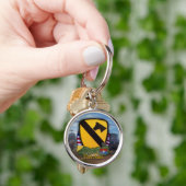 空気cavのベトナム戦争パッチはKeychainを診察します キーホルダー (手)