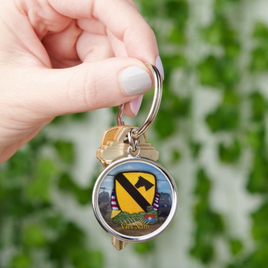 空気cavのベトナム戦争パッチはKeychainを診察します キーホルダー (手)